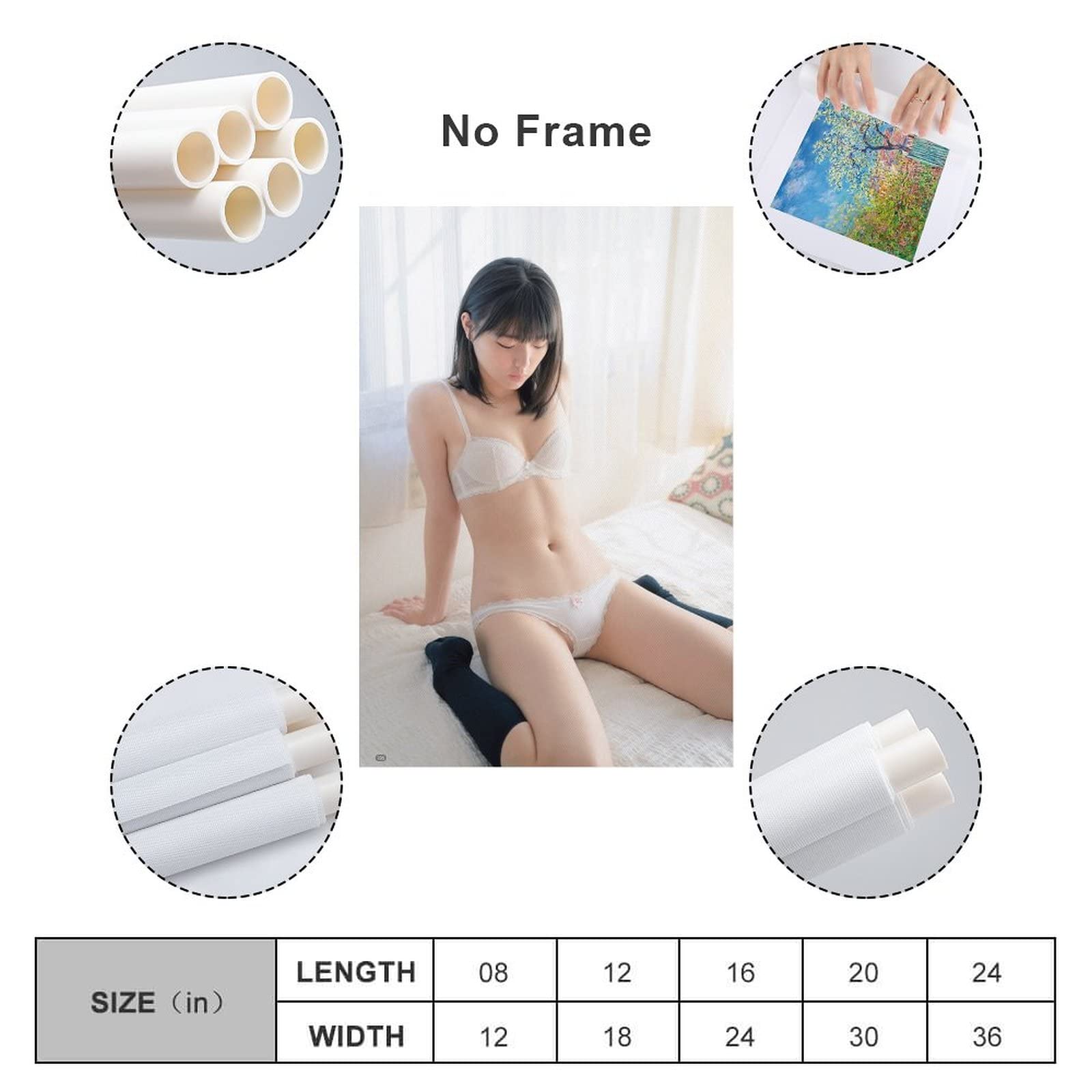 Amazon.co.jp: 葉月つばさ 美少女夏限定水着ポスター (18) キャンバス