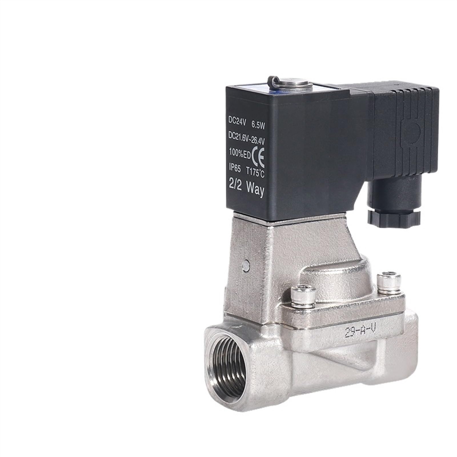 Électrovanne de fluide aluminium 2L320-32 haute durabilité pour fluide et huile