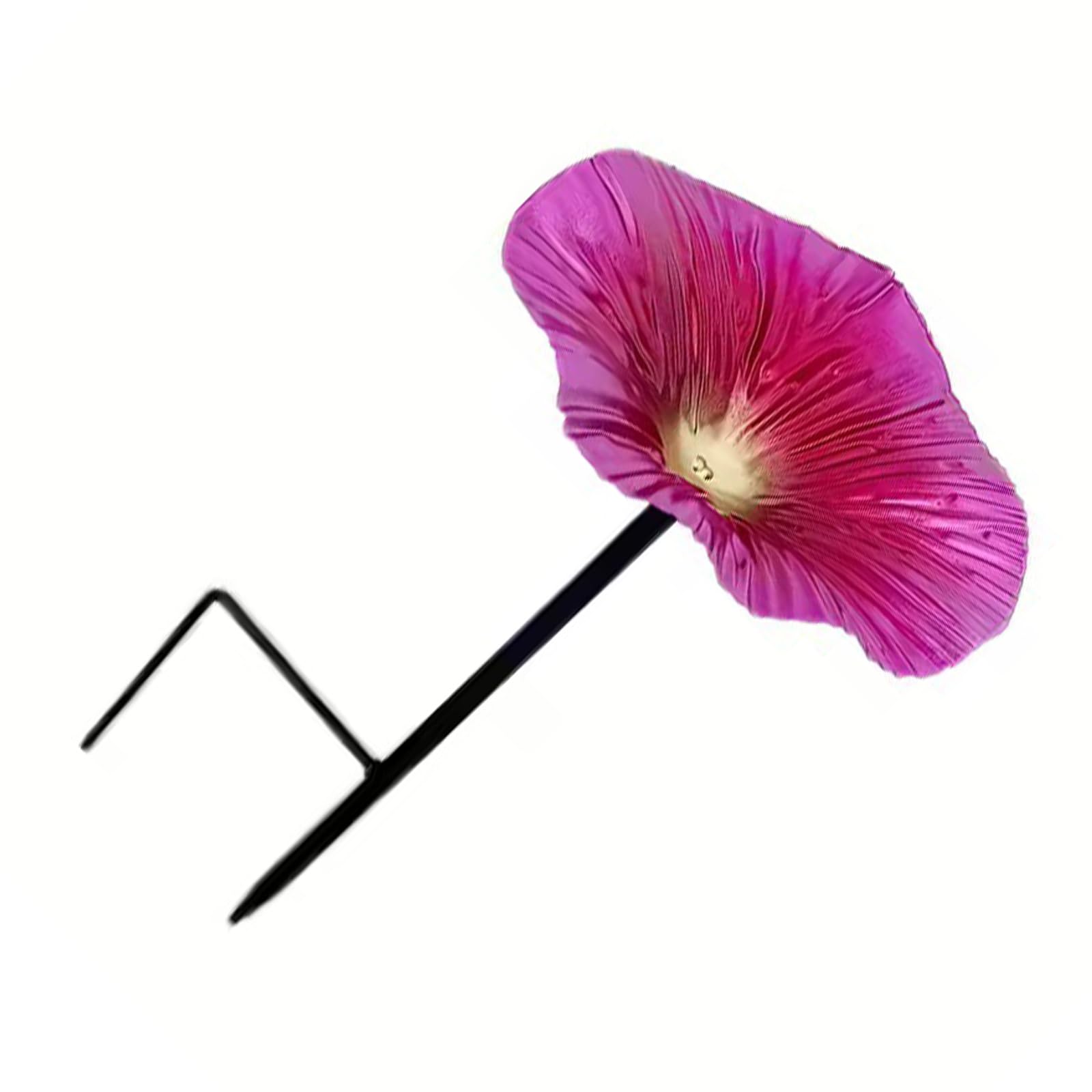 Ksikdeg Hummingbirds Watering Station Metal Flowers Garden Stake Bird Bath for Balconies Garden Decoration Colorful Accessories