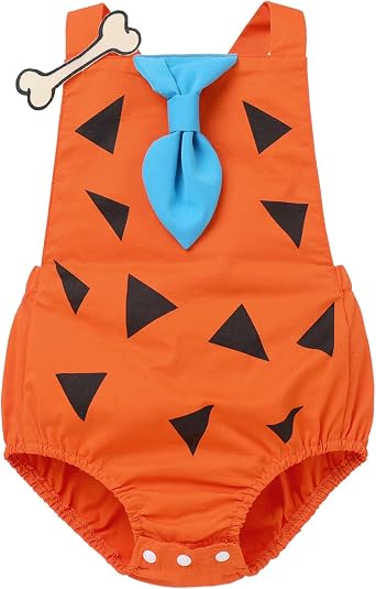 IBTOM CASTLE Caveman Costume Historical Stone Age 1st 2nd Birthday Outfit for Girls Tutu Skirt Princess Photo Shoot Clothes