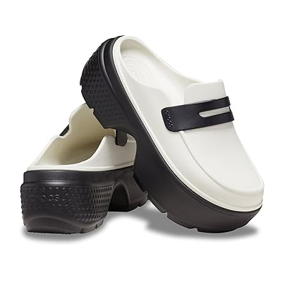 Crocs Stomp Loafers Flat Shoes Linen Black
