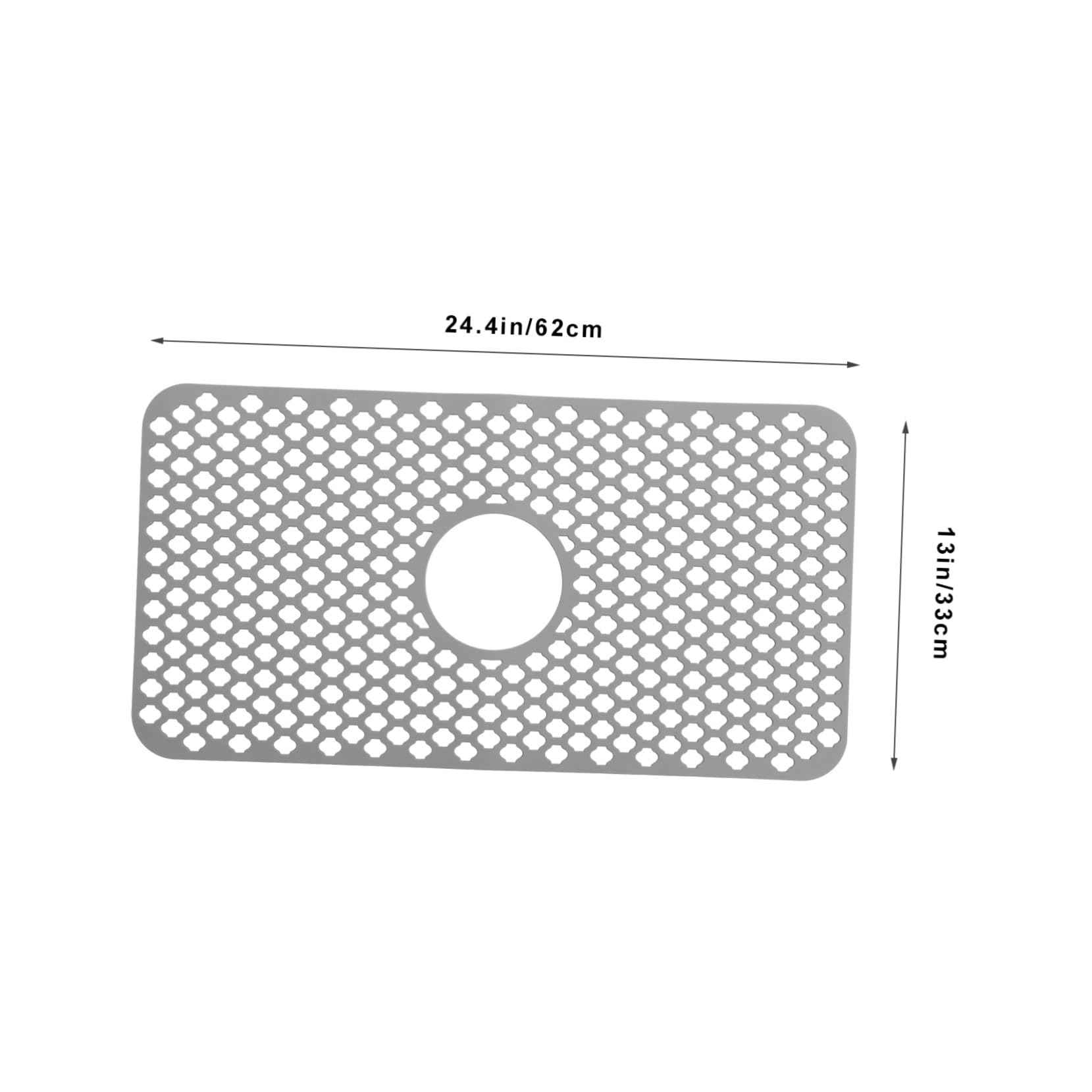 Didiseaon Tappetino Facile da Usare per Lavello Cucina Antiscivolo in Silicone Resistente Protezione Drenaggio Adatto per Cucine Domestiche e Lavelli