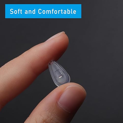 Miniatura 5 de 10 pares de piezas de nariz de goma de silicona de repuesto compatibles con Oakley ContrailLizardLimit SwitchTruss RodBarrelhouse Sunglass