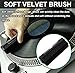 Premium Vinyl Record Cleaner Kit - Vinyl Records Cleaning Kit for Records Albums-Includes Soft Velvet Record Brush, Cleaning, Stylus Brush, Brush for Velvet