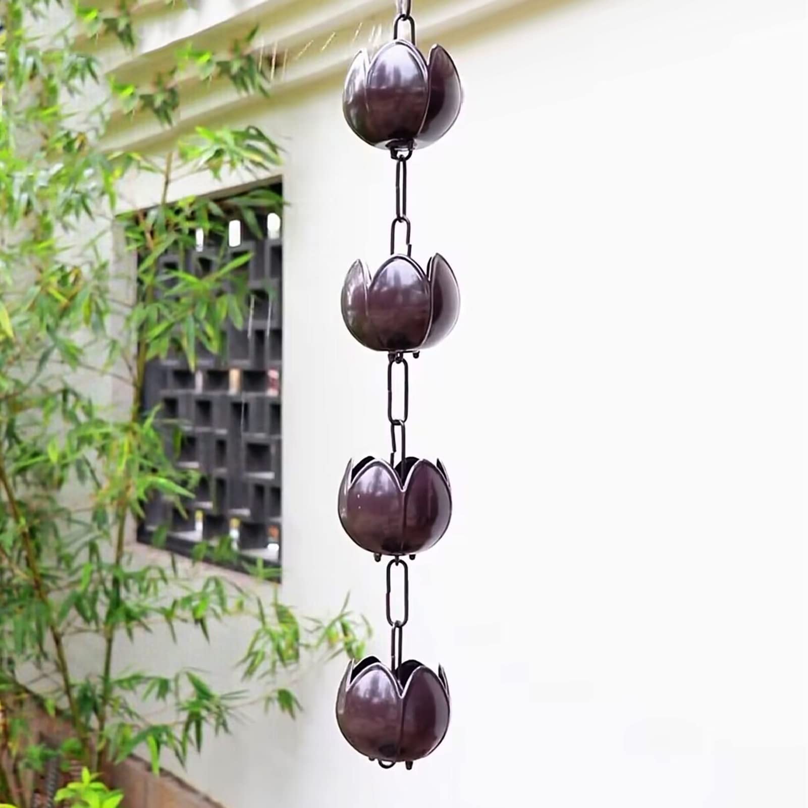 chaîne de Pluie, Petals Japanese Courtyard Garden for homestay Villa Customizable Length(200cm (78 3/4"))