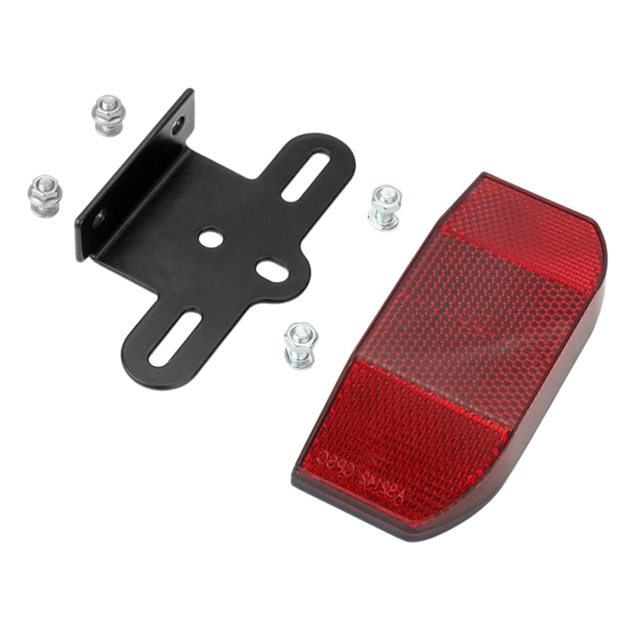 Milisten Bicycles Reflectors 1 Pack Bike Warning Tool Reflector Lamp Reflective Plate for Rear Rack Long-Lasting Easy to Fit