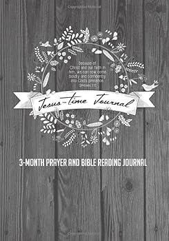 Paperback Jesus-time Journal: 3-Month Prayer and Bible Reading Journal Book