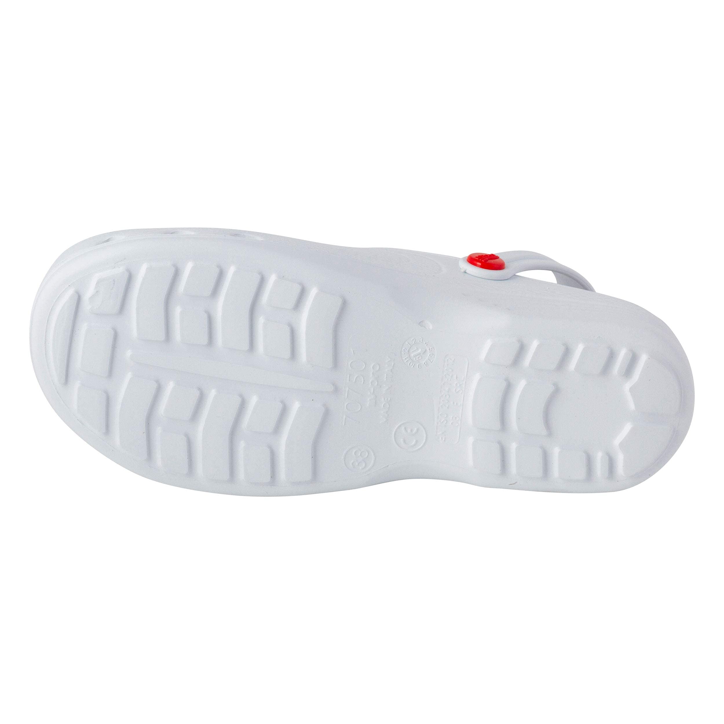 REPOSA Ultralight Zuecos Sanitarios, Zapatos de Enfermera Material eva, Zapatos Sanitarios Ligeros Tipo Zueco, Superior Cerrada, Agujeros Laterales, Plantilla anatómica, Suela SRC