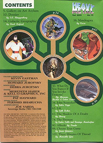 Heavy Metal Magazine January 2001