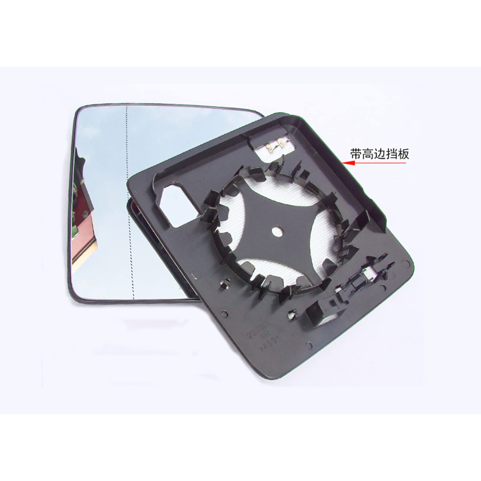 Verre Rétroviseur Extérieur Chauffant Pour Jeep Wrangler JK 2011-2020 - Convexe, Côté Gauche/droit