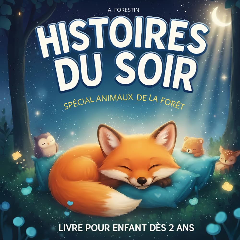 Histoires du soir – Spécial animaux de la forêt: Histoires du soir pour aider les enfants à s’endormir – Livre illustré dès 2 ans