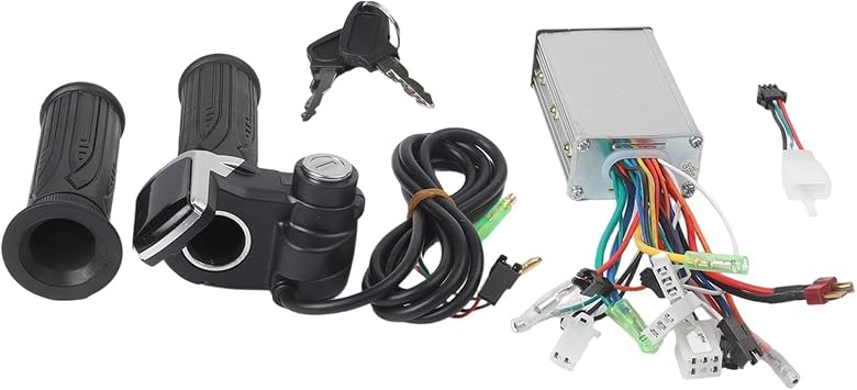 Brushless Motor Controller, LCD Display Throttle Handlebar, Electric Bicycle 24V 36V 48V 250W with Status Display