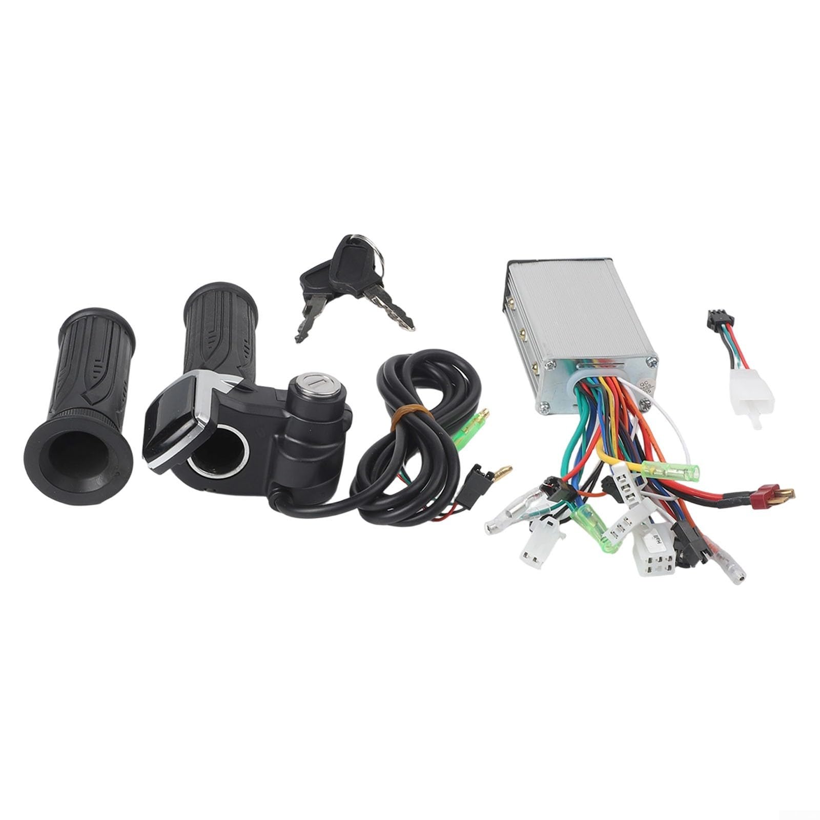 Controller motore brushless, display LCD, manubrio acceleratore, bicicletta elettrica 24 V 36 V 48 V 250 W con display dello stato della batteria