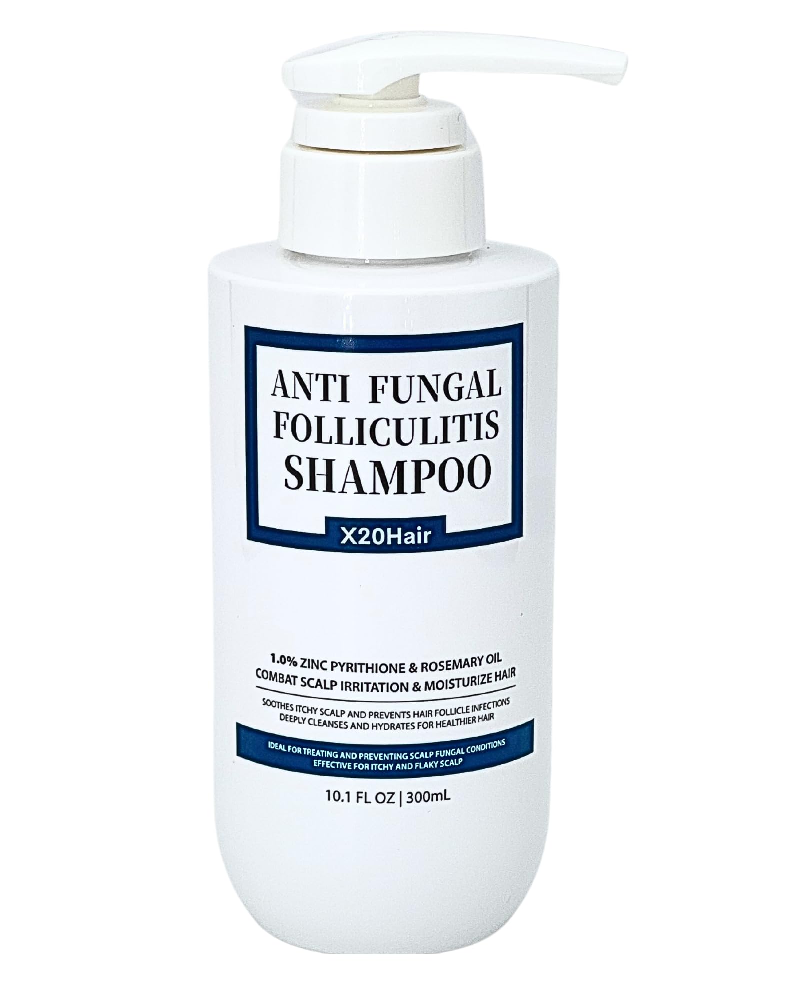 Folliculitis Shampoo with 1% Zinc Pyrithione, 10.1 Fl Oz