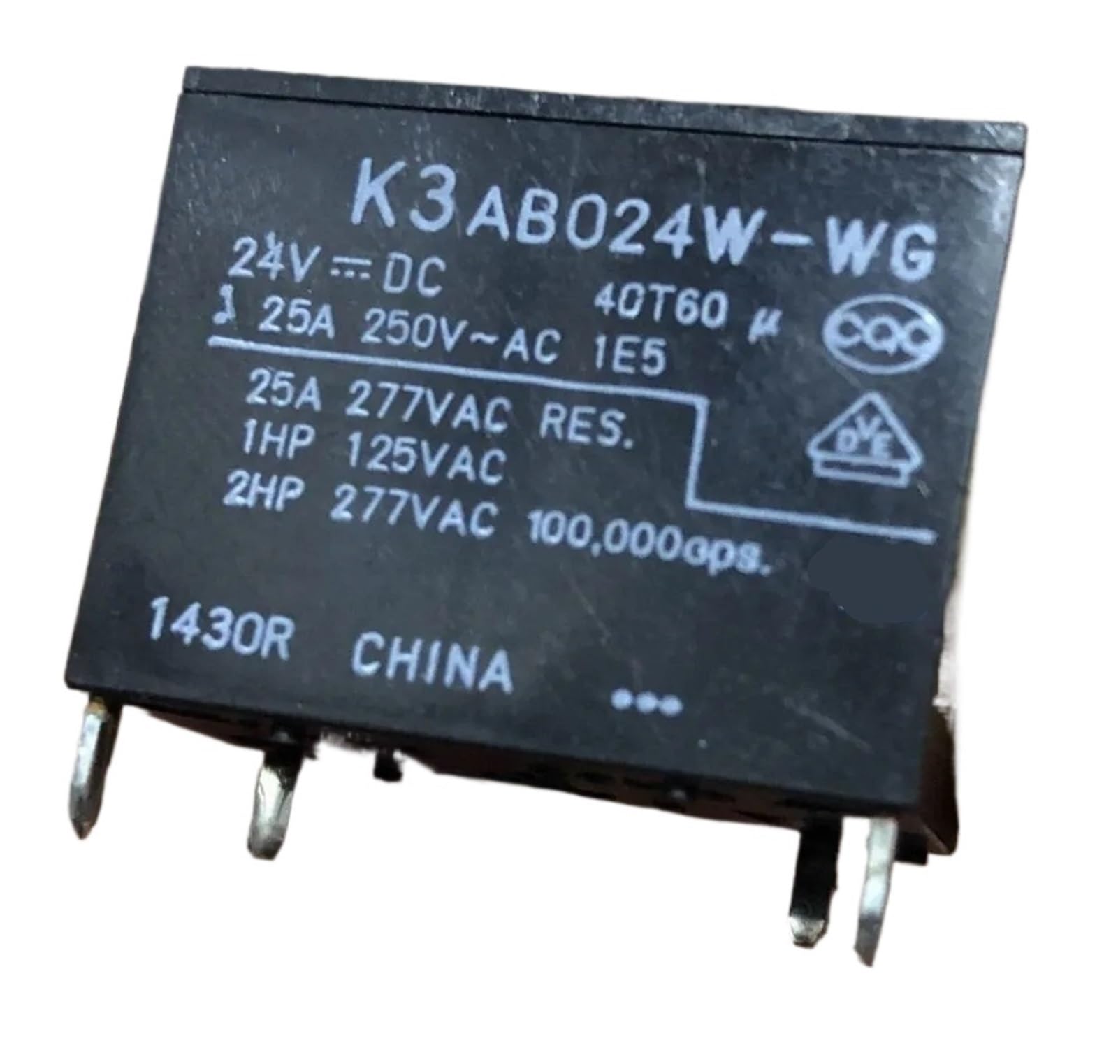 Relé PCFN-24V-25A FTR K3AB024W-WG de 4 pines componente para PCB de potencia 3