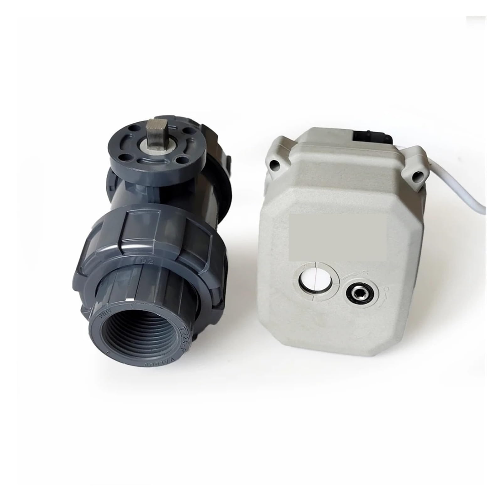 Valvola elettromeccanica DN32 IP67 Equipercentuale 1-1/4" U/P/V/C Estremità colla, filettatura B/S/P o N/P/T Valvola di controllo del flusso elettrico(NPT_0-5V)