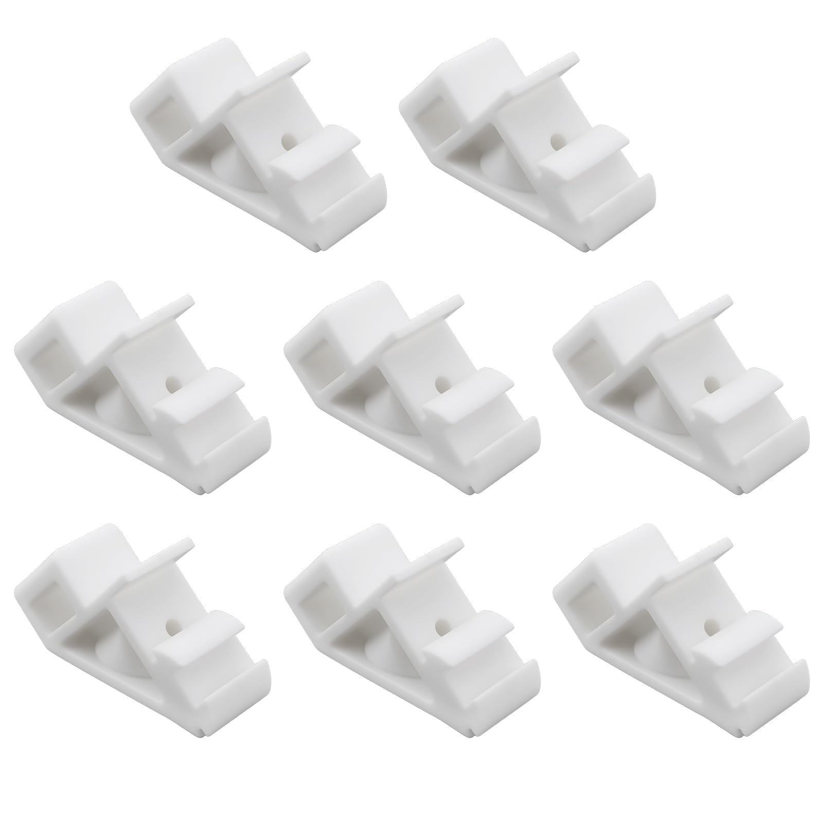 SG Store 8X Curtain Cord Track Guide Support Compatible with Hillarys-Type Corded for Standard Roman Blind Rails