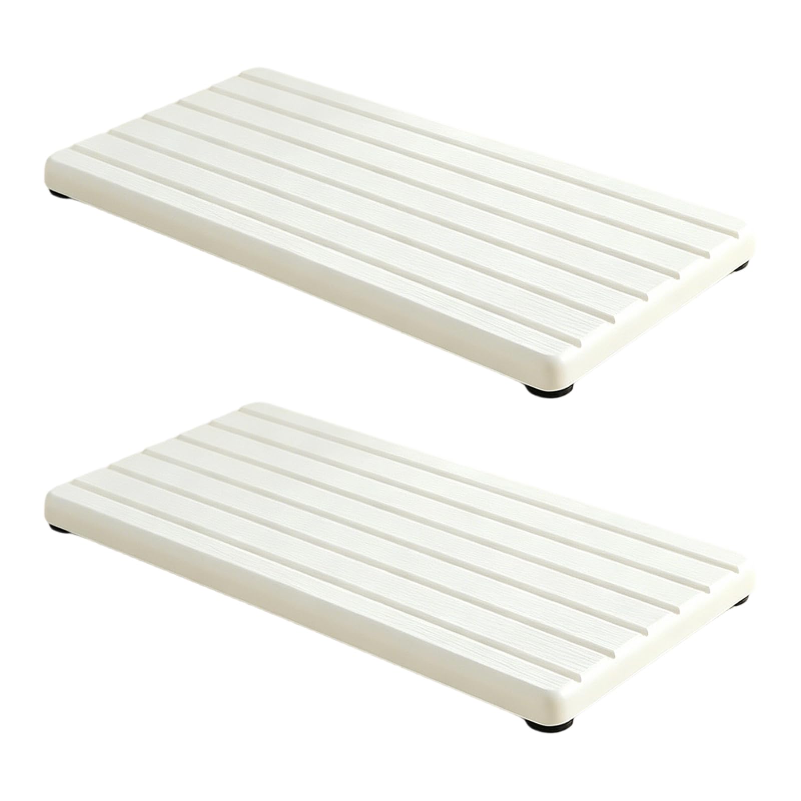 our fave Diatomite Stone Tray for Bathroom Kitchen Countertop Storage Water Resistant Drying Mat for Shampoo Bottle Water Absorption Stone Tray