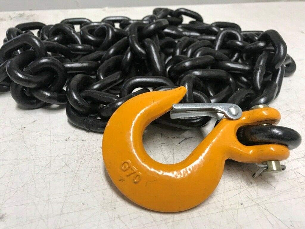 5 STAR Set#31 B - Autobody Frame Machine 11 FEET Pulling Chain with Slip Hook Heavy Duty