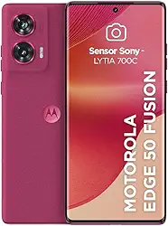Smartphone Motorola Edge 50 Fusion 5G - 256GB 8GB RAM + 8GB RAM Boost 50MP Sony AI Camera IP68 NFC Pink - Vegan Suede