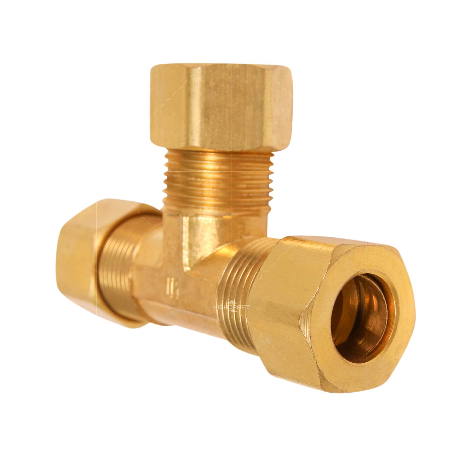 highcraft D64-38-OM - Tubo de compresión (3/8 pulgadas, latón sin plomo)