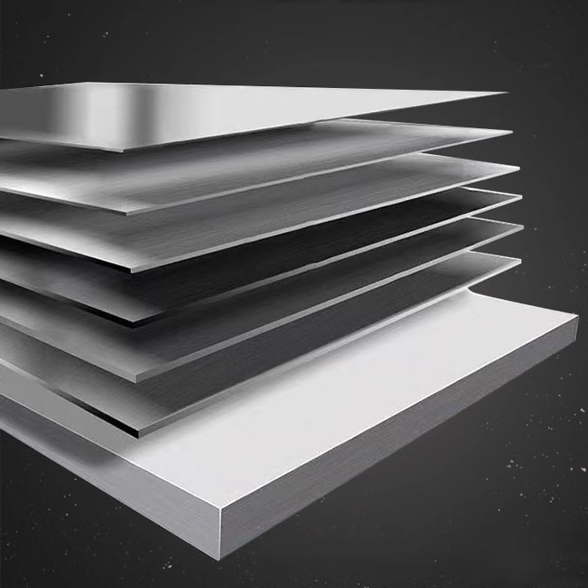 Tôle Acier Inoxydable 304 - 2 Plaques 100x200mm, épaisseur 2mm, Surface Lisse - Pour Bricolage, Modélisme, Alimentaire