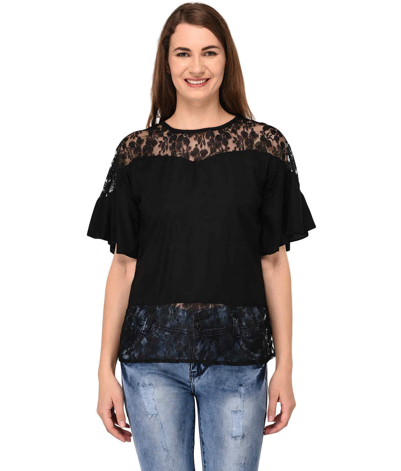 Womens Peasant Top