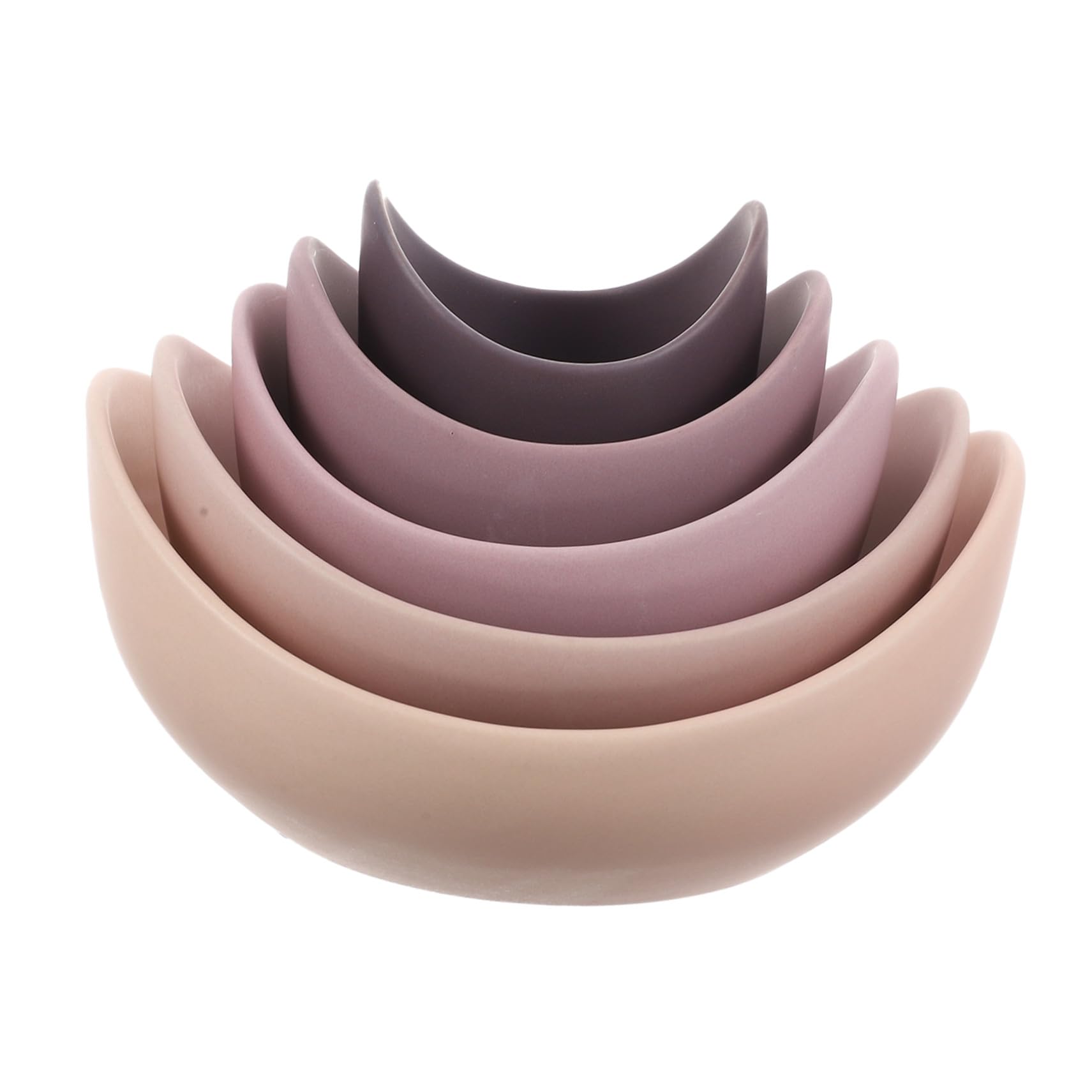 Amosfun Keramik Salatschüssel und Obstschale im Lotus Design Rund mit Glatter Oberfläche Einfach zu Reinigen zur Aufbewahrung für Instant Nudeln