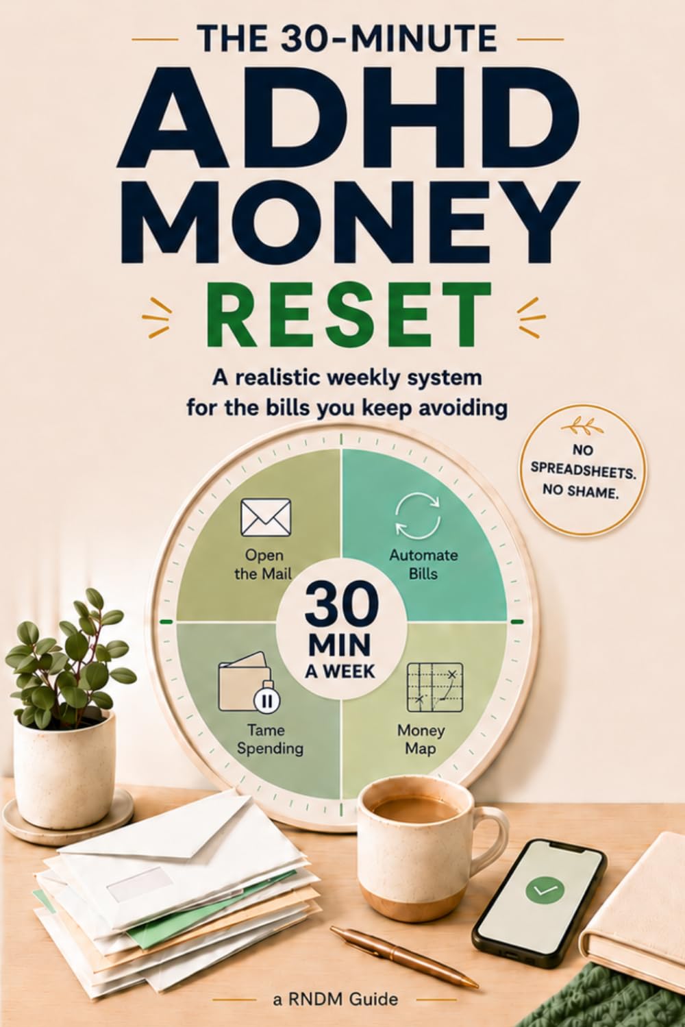 The 30-Minute ADHD Money Reset: Open the Mail, Pay the Bills, and Beat the ADHD Tax in Thirty Realistic Minutes a Week