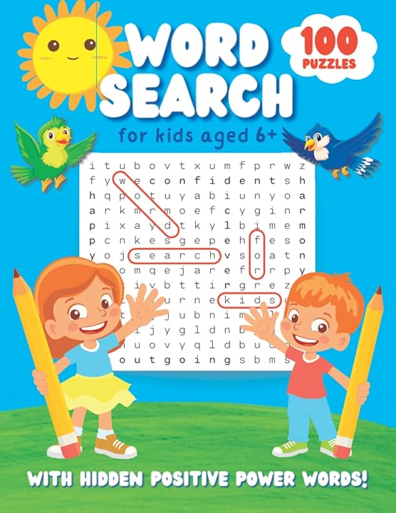 Word Search for Kids Aged ... (Positive Words)