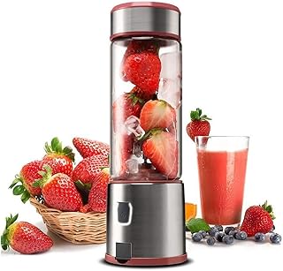XGLIPQ Przenośny Blender Mini USB Do Ładowania, Osobisty Blender Do Smoothie, Koktajl Mleczny, Jedzenie Dla Niemowląt, Akumulatorowy Blender Akumulatorowy, Ukryty Interfejs USB