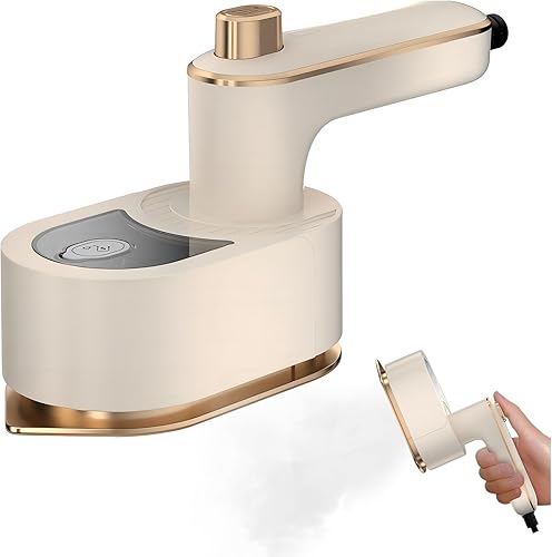 Miniatura 1 de Mini plancha de vapor portátil de mano para ropa, micro plancha de viaje, plancha de vapor giratoria de 180, plancha de vapor 2 en 1, planchado en