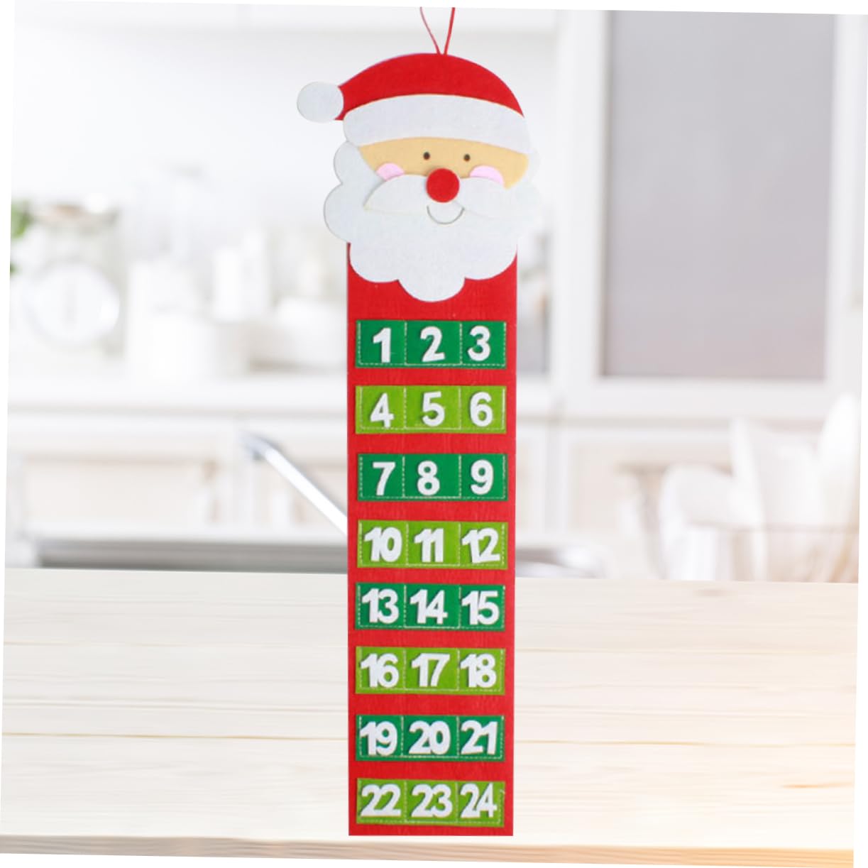 Zerodeko Calendario de Adviento con 3 Colgantes Diseño de Árbol de Navidad Calendario de Cuenta Regresiva para Fiestas en Casa Varios estilos.