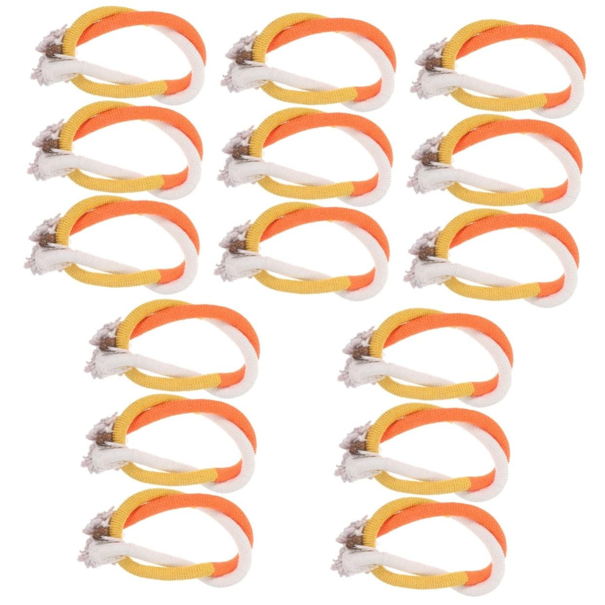 POPETPOP 15 Pièces Jouets De Corde À Mâcher pour Chat Jouets De Meulage De Voiture De Chat pour Chats D'Intérieur De Poignée De Chat d'herbe À Chat De Morsure