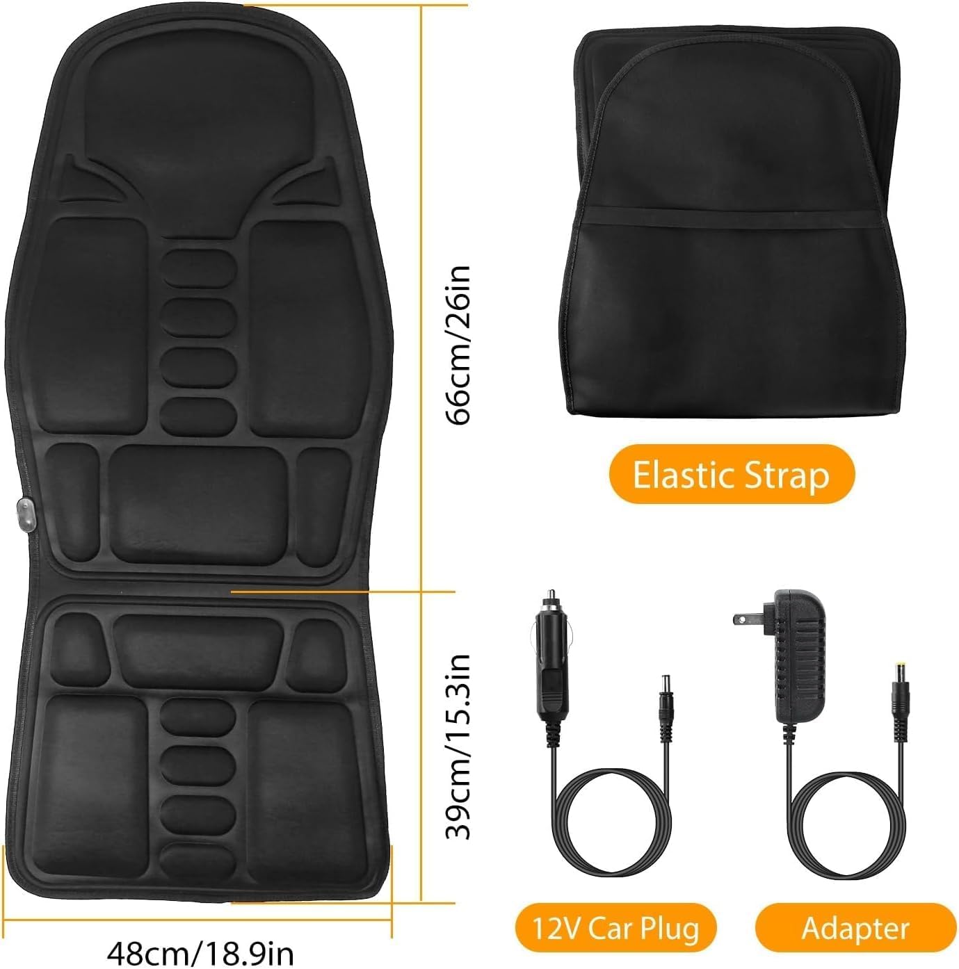 Gvnd Robotic Cushion Massage, Relief Massage Vibration Electric Massage Cushion for Back Pain, Remote Controller For Back Cervical Pain Placed On Chair Sofas Car Seat Gvnd Robotic Cushion Massage, Relief Massage Vibration Electric Massage Cushion for Back Pain, Remote Controller For Back Cervical Pain Placed On Chair Sofas Car Seat