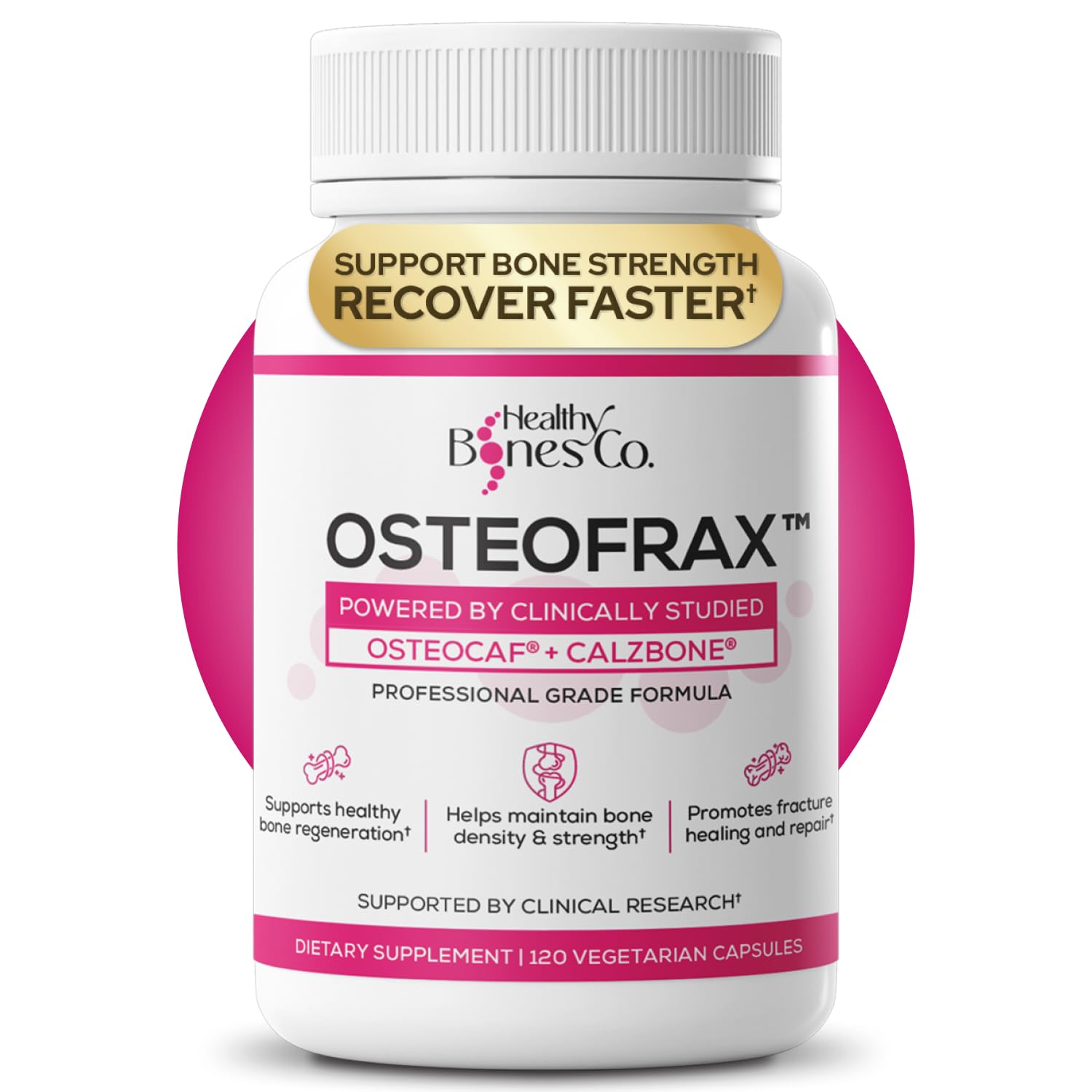 OsteoFrax™, Bone Health Supplements Women, Calcium D3 K2