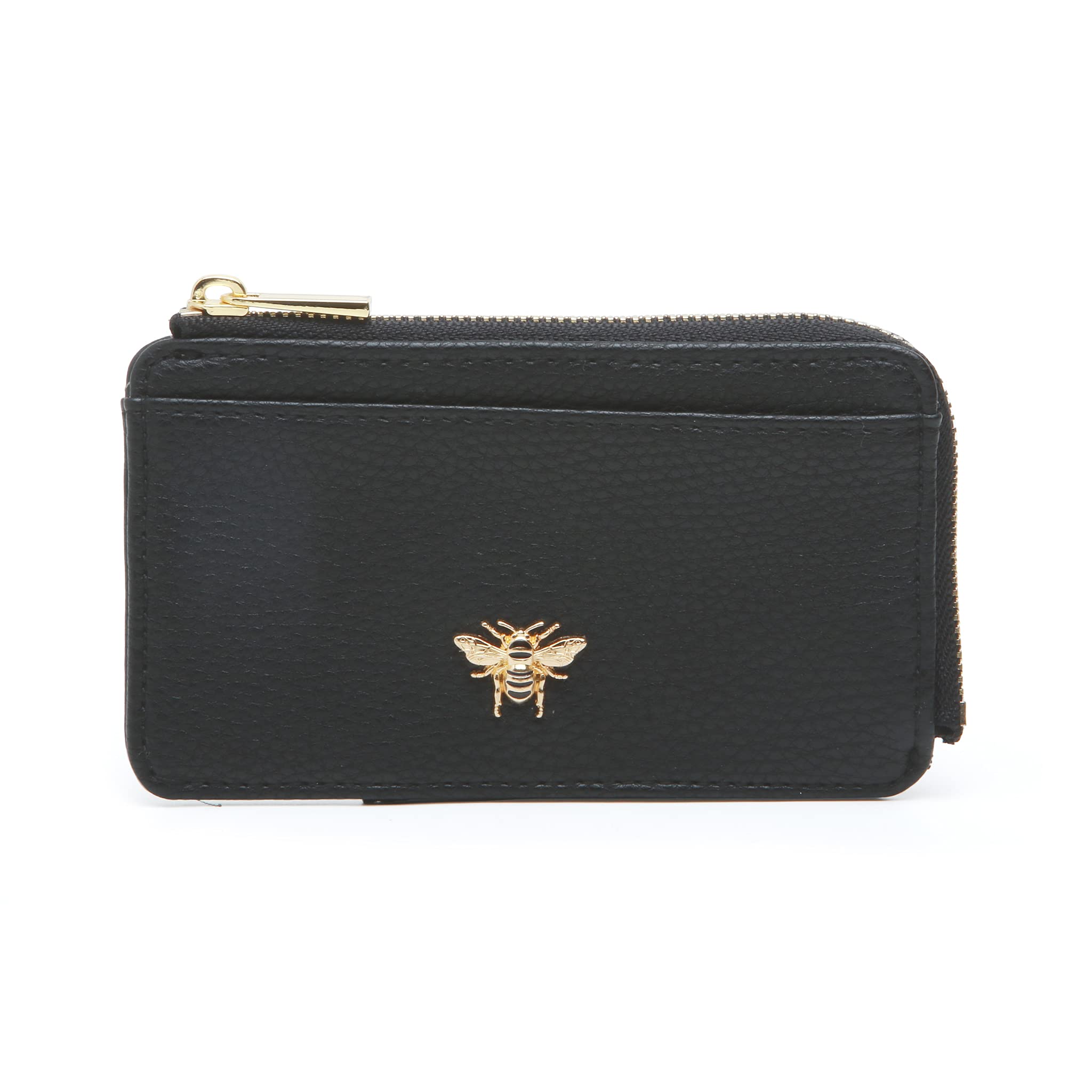 Alice WheelerBumble Bee Coin, Card Wallet and Purse (Black)