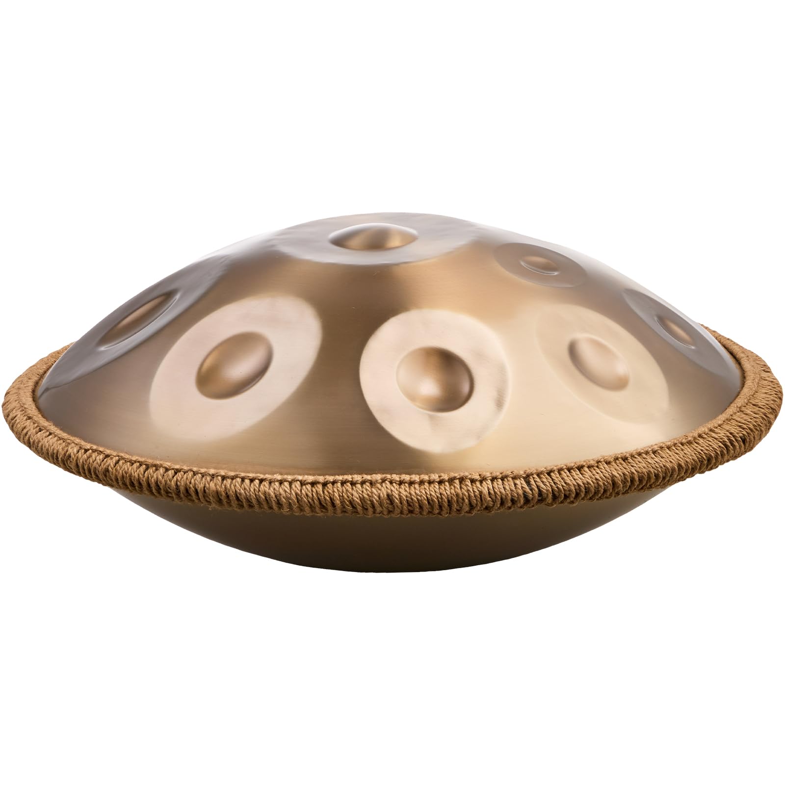 VEVOR Tamburo Handpan, Tamburo Handpan da 55,88 cm 12 Note in Re Minore con mazze, Supporto per Handpan 440Hz e Borsa Trasporto, Tamburo Curativo in Acciaio, Strumenti a Percussione per Principianti