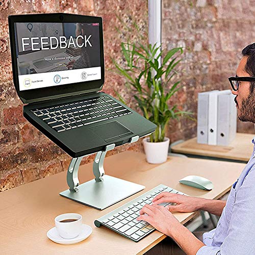 Soporte Ajustable para Laptop en ABS Gris miniatura 7