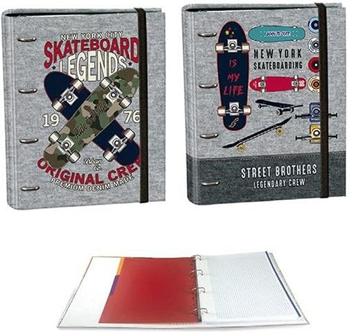 SENFORT Ringbuch für Skateboard, 1 Stück, mehrfarbig, A4