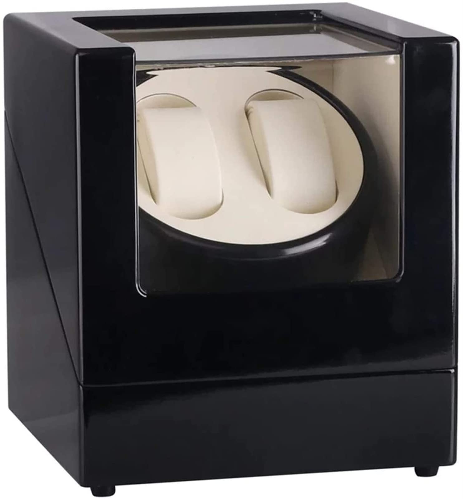 CGCSYZ Double Watches Winder Box For Automatic Watch Silent Motor Piano Paint Exterior Soft Flexible Watch Pillow Accessories