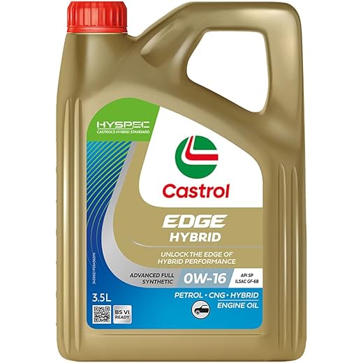 Castrol EDGE Hybrid 0W-16 Engine Oil 5L
