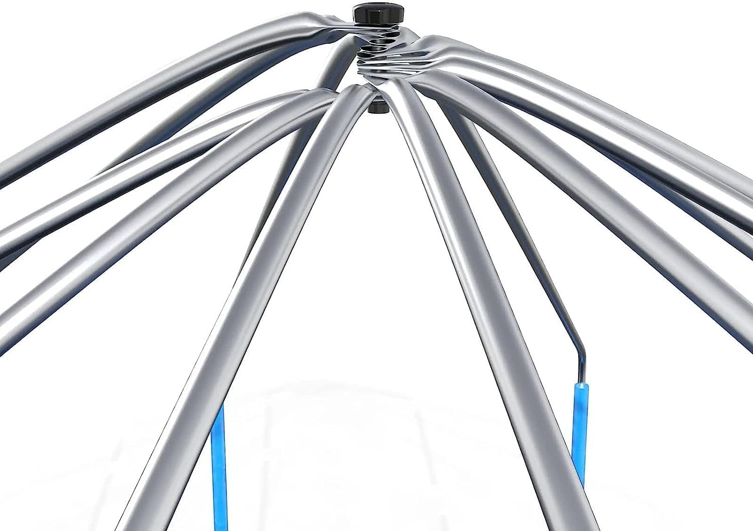 TFG - Ttfd Outdoor Trampoline Tent Shade, Backyard Round Trampoline Canopy with Frame, Canopy Cover for Sun and Rain and Snow.(8FT)