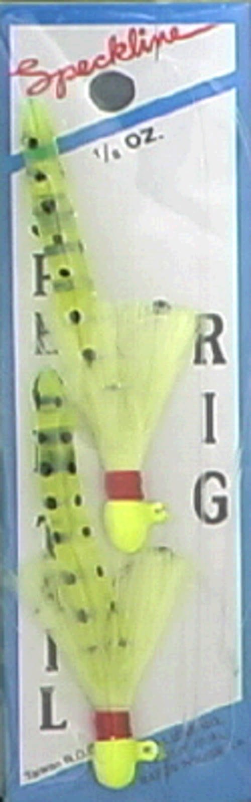 Snapklik.com : H&H Speck Tail Rig Fishing Lures Pre-Rigged Double Rig ...