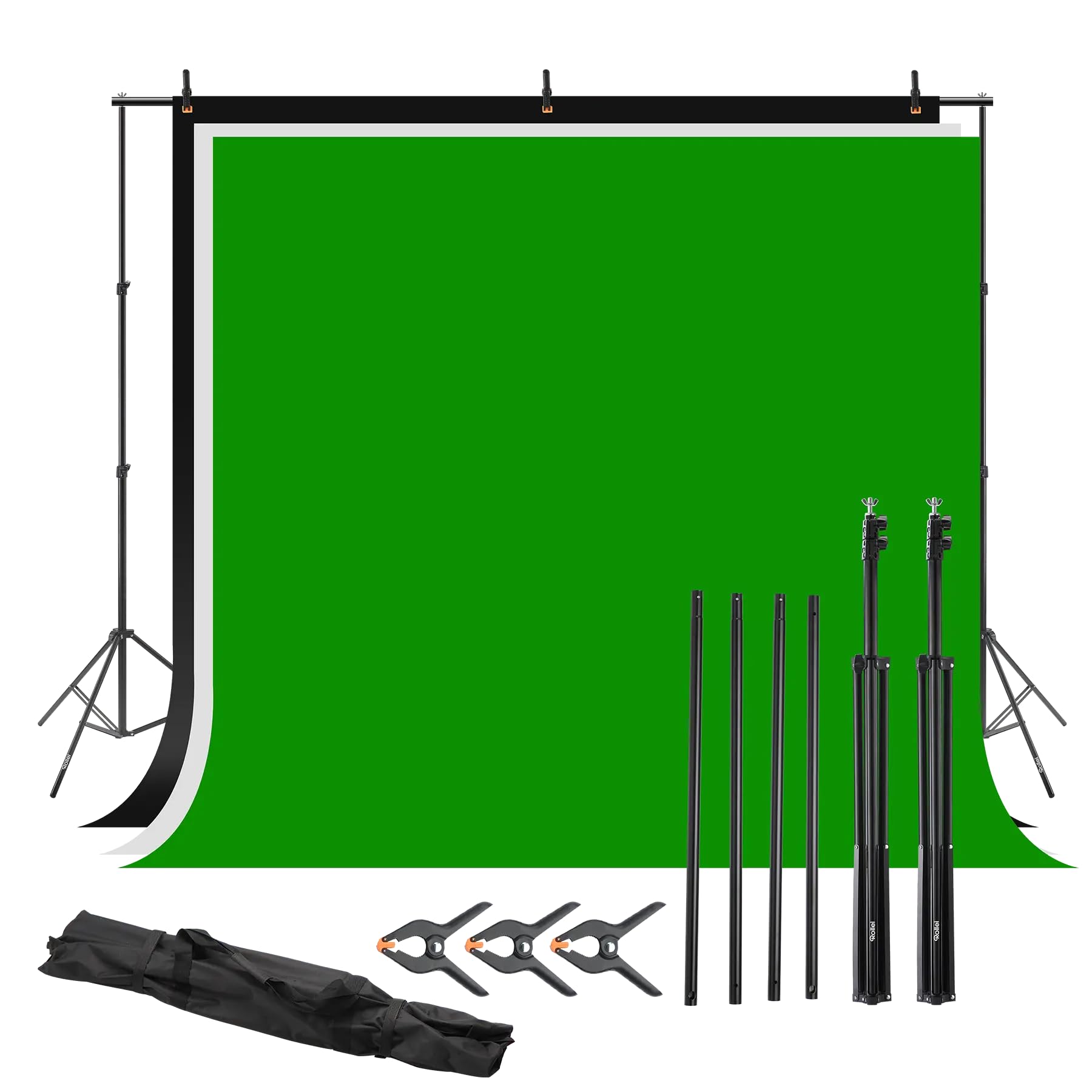 Rollei - Support Pour Fonds Photo & Réflecteurs, Pliable, Avec Connecteur Universel Pour Trépied