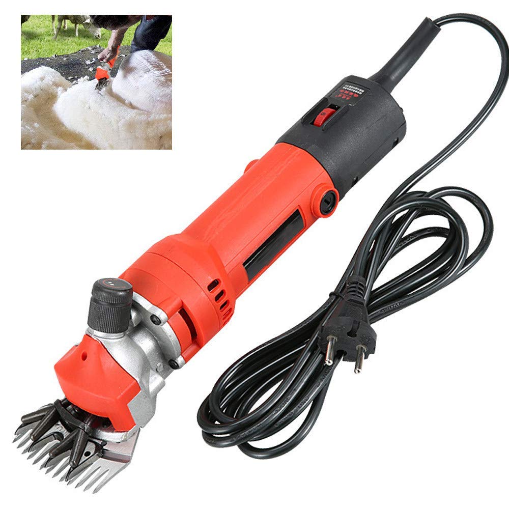 Hojas de Esquiladora Ovejass, pelo de lana de afeitar, utilizado para esquilar ovejas, cabras, alpacas, llamas, naranja