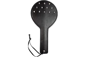 Kinky Couples' Spicy Spanking Paddle: A Leather Canvas for Intimate Indulgence
