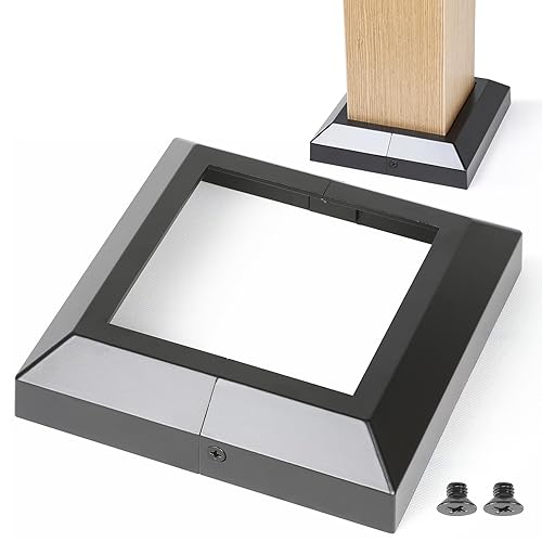5.5"x5.5"（Actual: 5.5"x5.5"） Deck Post Base Cover Decorative Post Base Trim