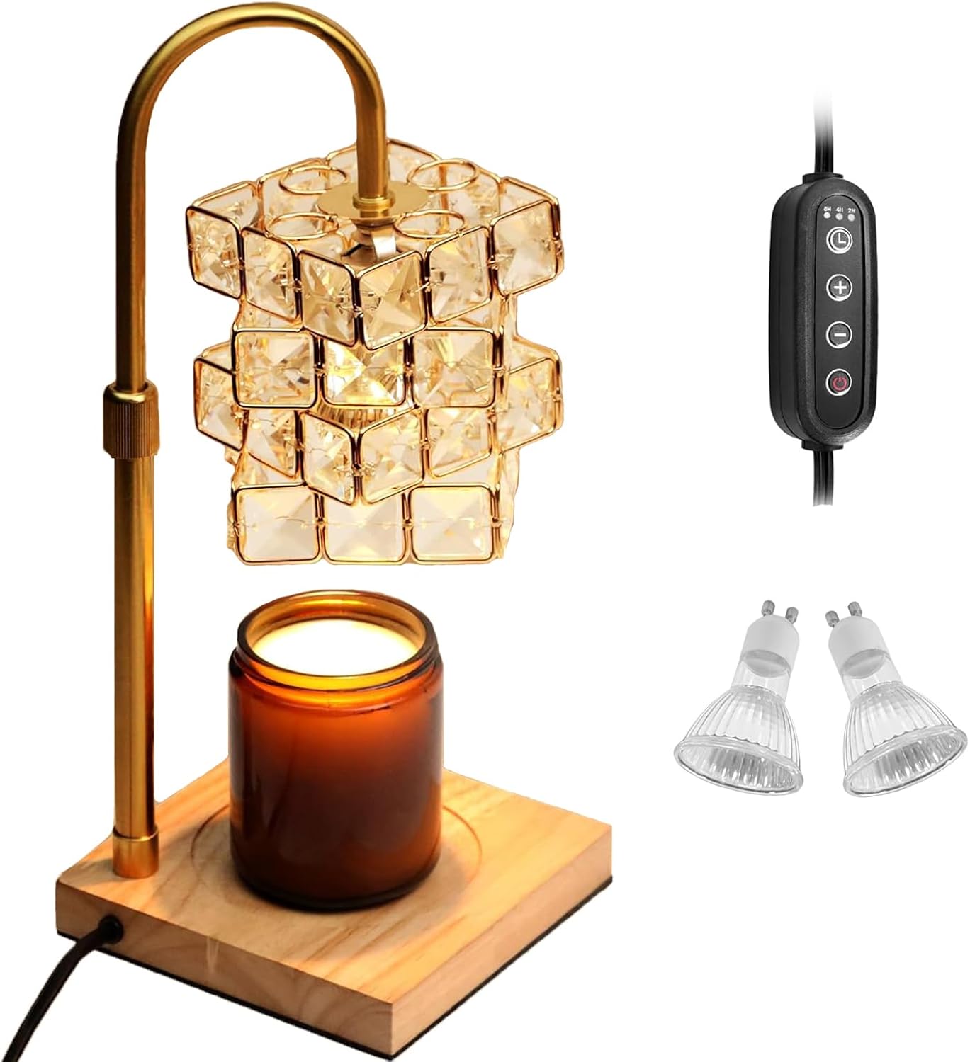 Brmeday Electric Candle Lamp Warmer Height Adjustable