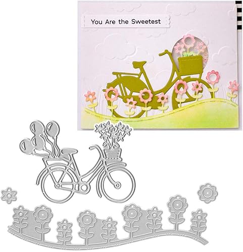 Troqueles de corte de metal para bicicleta, moldes de plantilla, herramienta de grabado en relieve, troqueles para hacer tarjetas, álbum, álbumes de